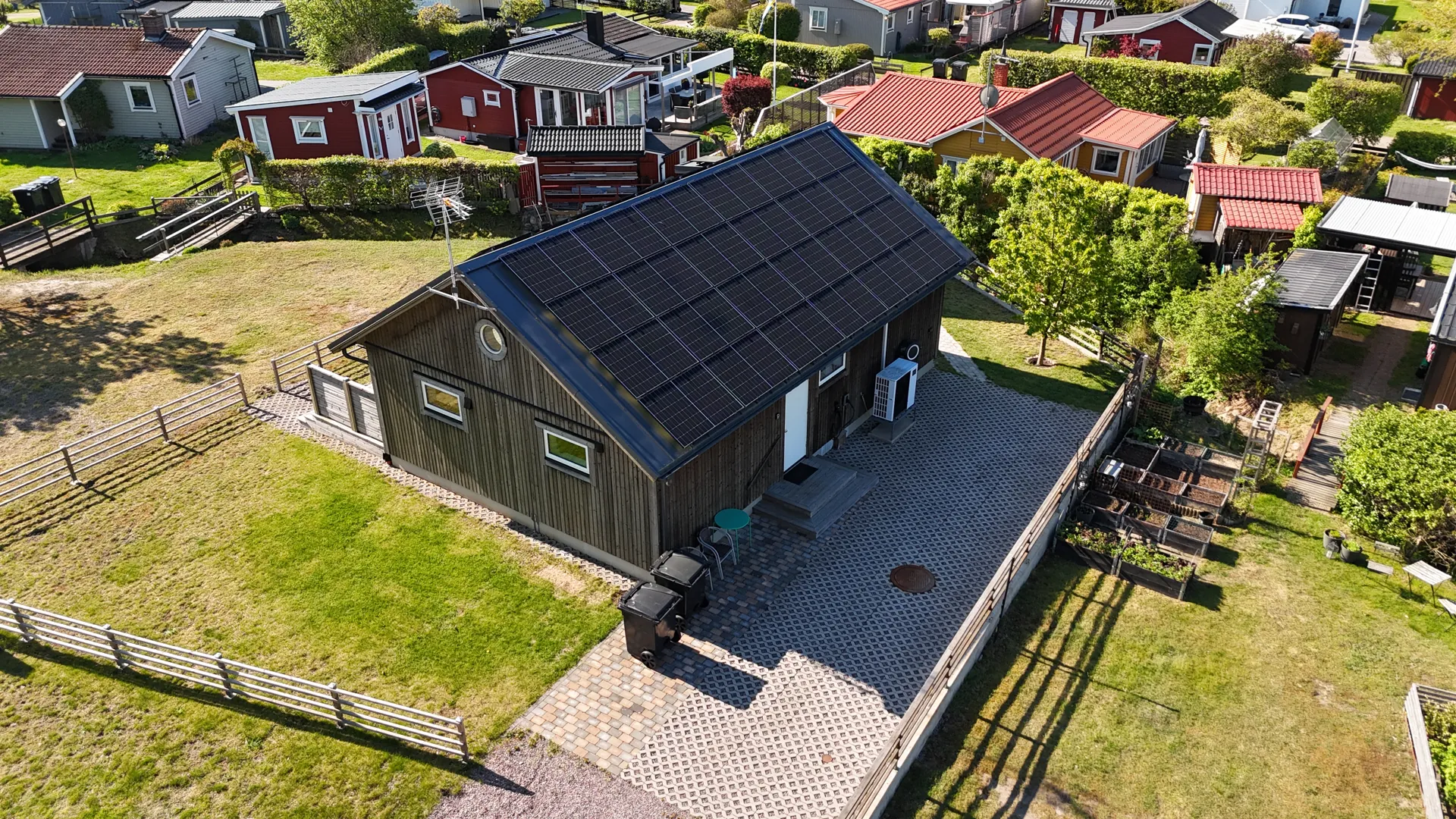Luftaufnahme Haus Sandvik aus anderer Perspektive