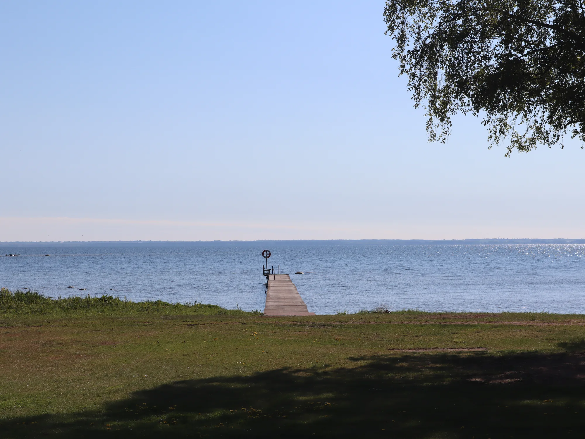 Eigener Steg in die Ostsee