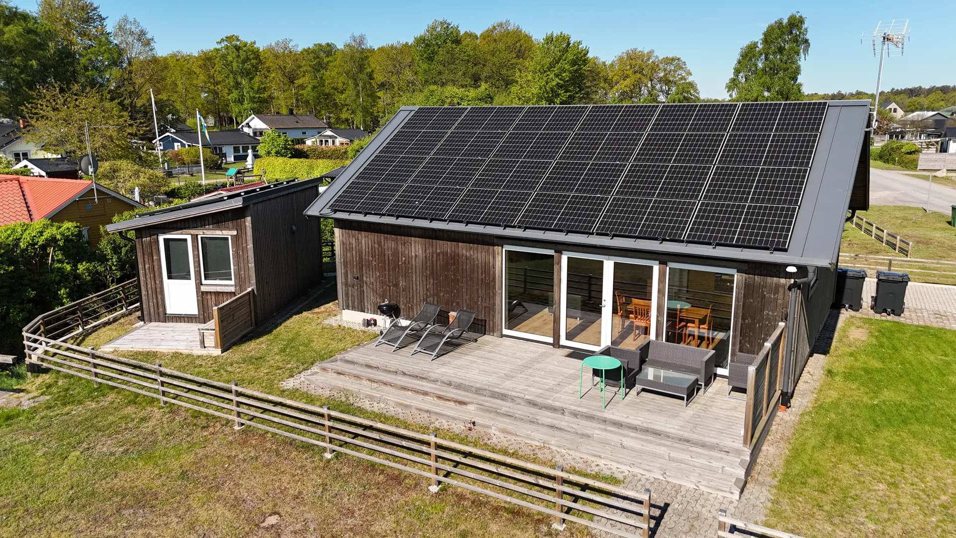 Luftaufnahme der Umgebung von Haus Sandvik